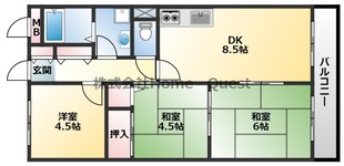 アルカザーレ国分西の物件間取画像